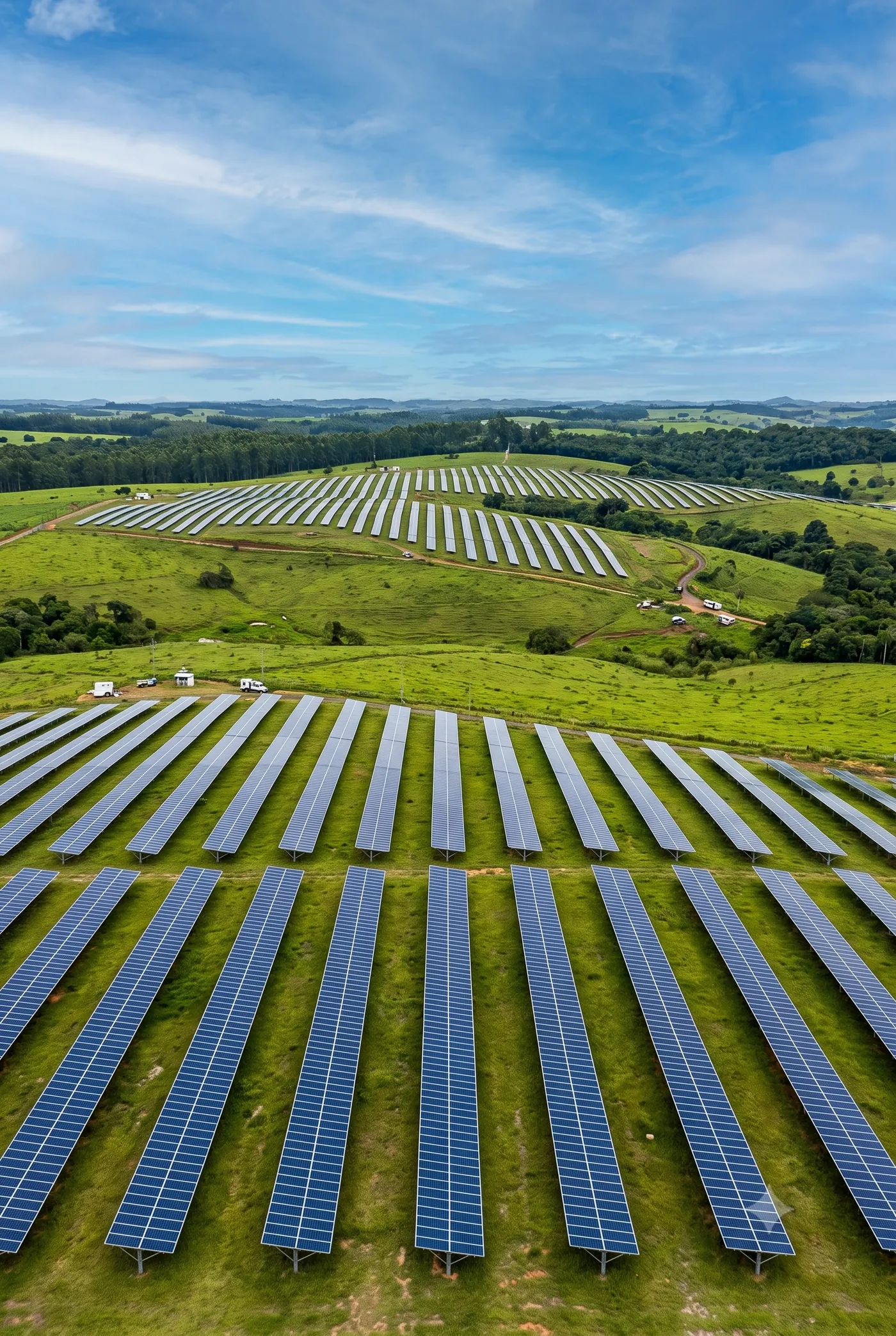 Usina solar operada pela AYA Energia — atuação regional